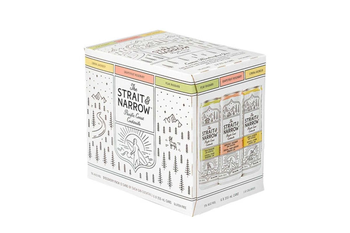 112579 - The Strait and Narrow (Gin) Discovery Pack (6 x 355ml)