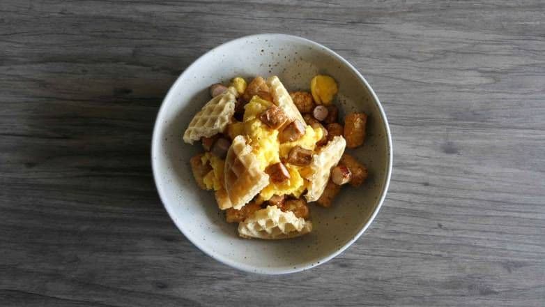 Sweet Waffle Breakfast Bowl