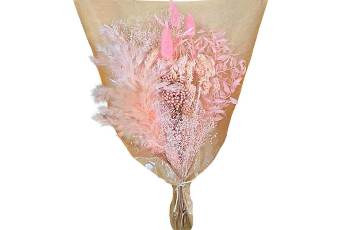 Pink Whisper Dried Flower Bouquet - Small