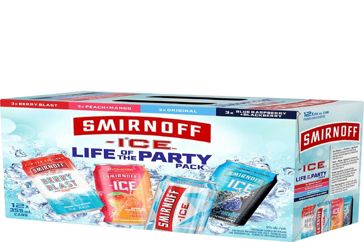 847994. Smirnoff Ice Party Pack (12 Cans) (1 x 12pc)