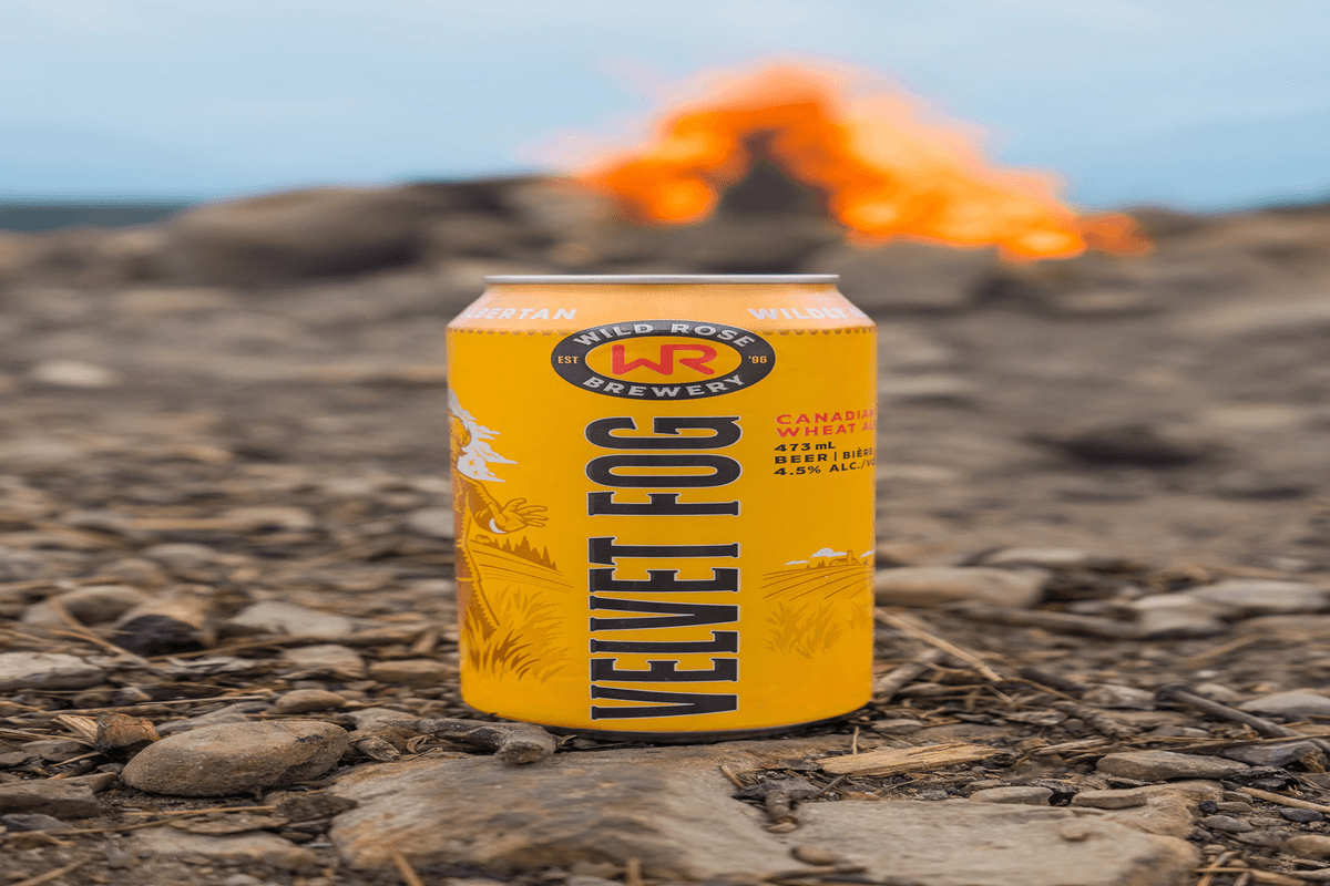 Wild Rose Velvet Fog Wheat Ale Cans (4 x 473ml)