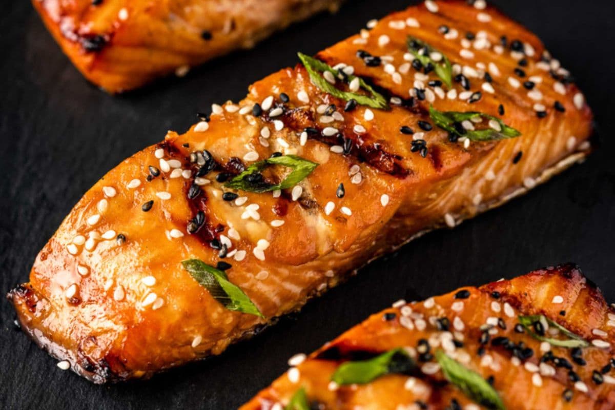 Salmon Teriyaki Bento