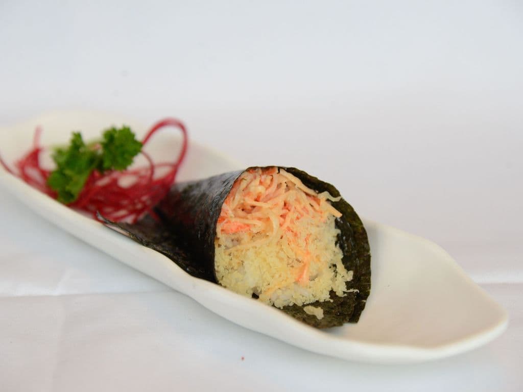 Spicy Crab Meat Hand Roll