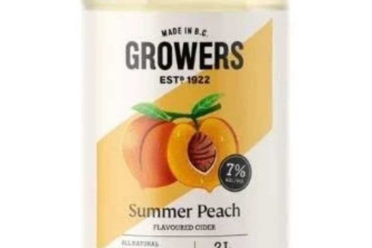 Growers Summer Peach Cider 2L (1 x 2 L)
