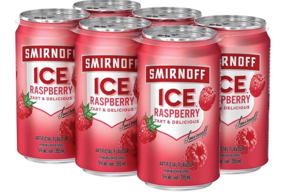 SMIRNOFF ICE RASPBERRY (6 PACK) (6 x 355ML CAN)