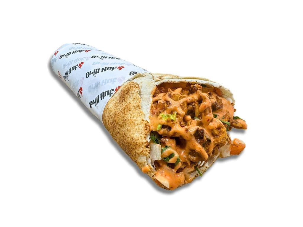 Butter Chicken Shawarma Wrap