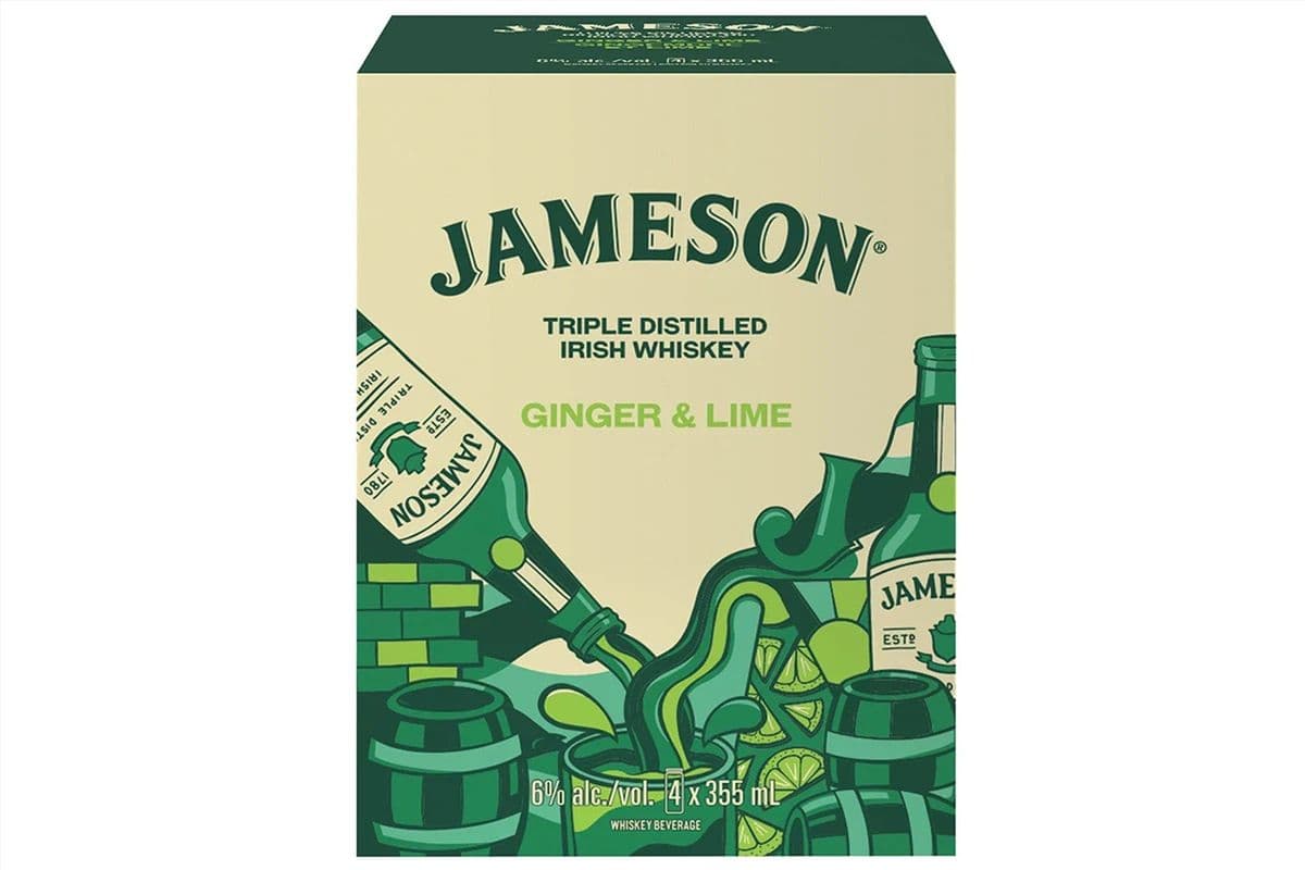 Jameson Ginger Lime (4 x 473 ml)