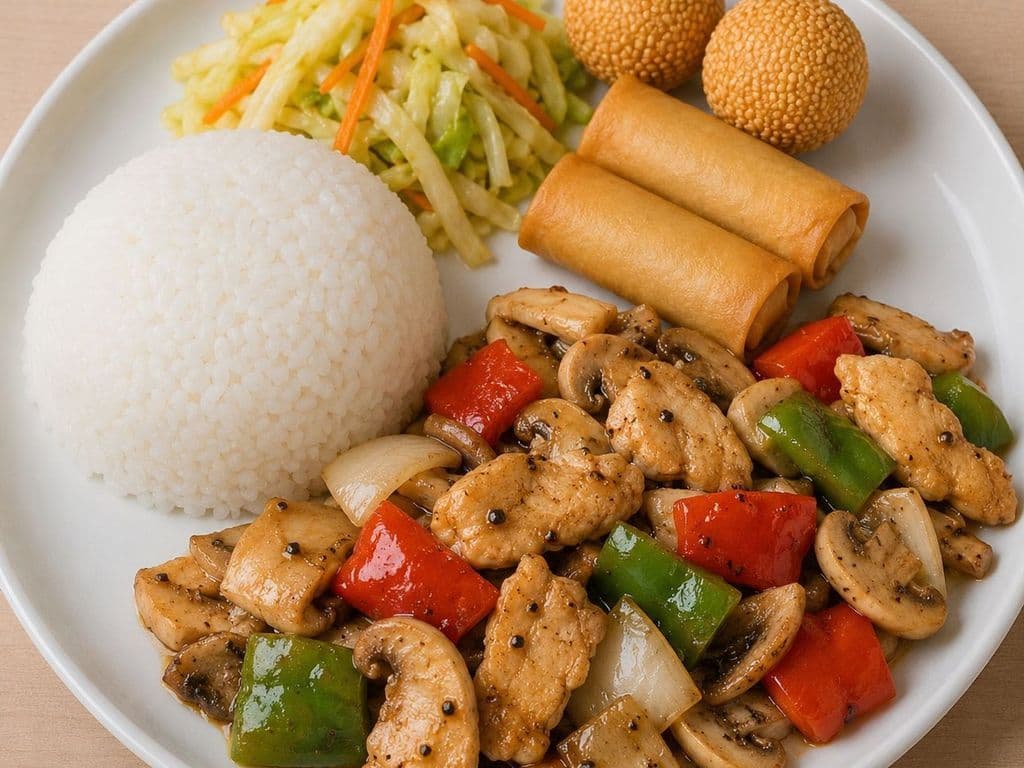 Black Pepper Chicken Combo
