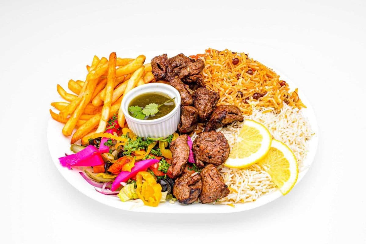 Beef Kabob Platter