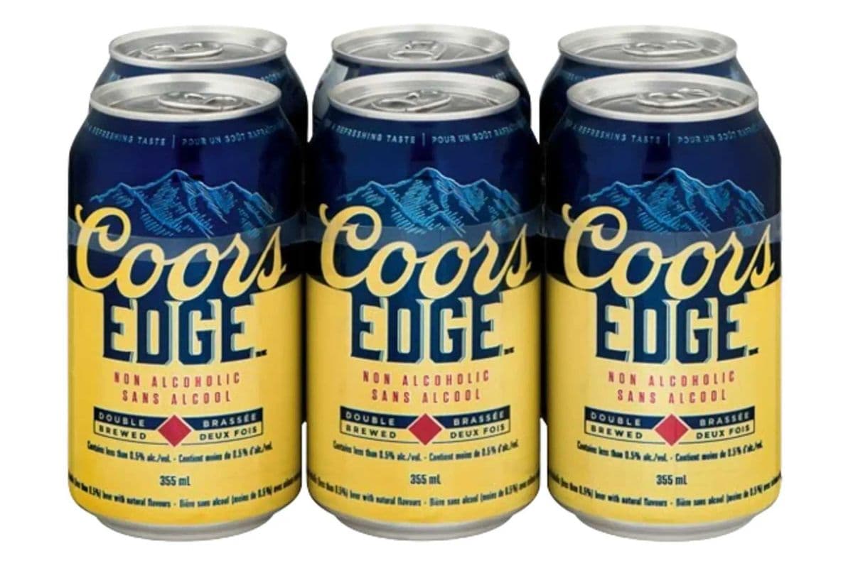 Coors Edge Non-alcoholic Beer (6 x 355 ml)