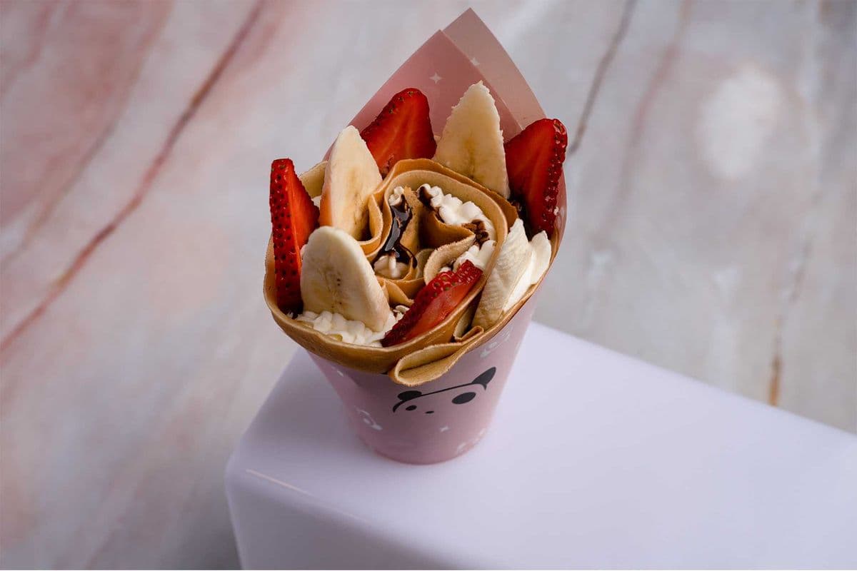 Banana and Strawberry Crepes 香蕉草莓可麗餅