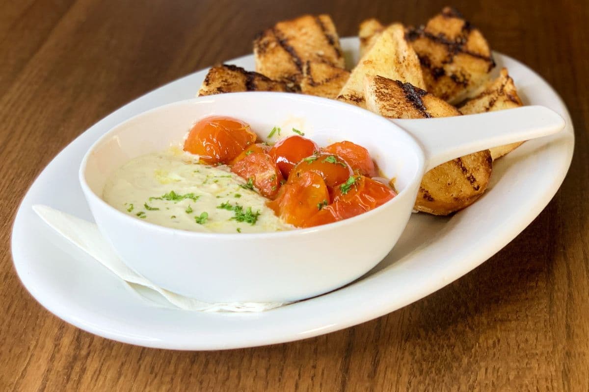 Roasted Tomatoes & Whipped Feta