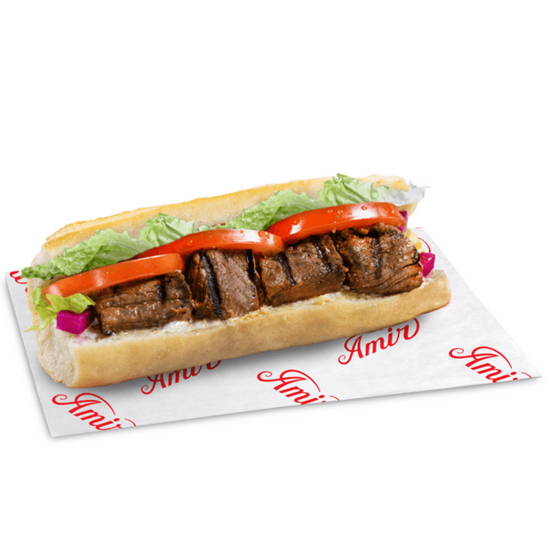 Pita à la brochette de viande