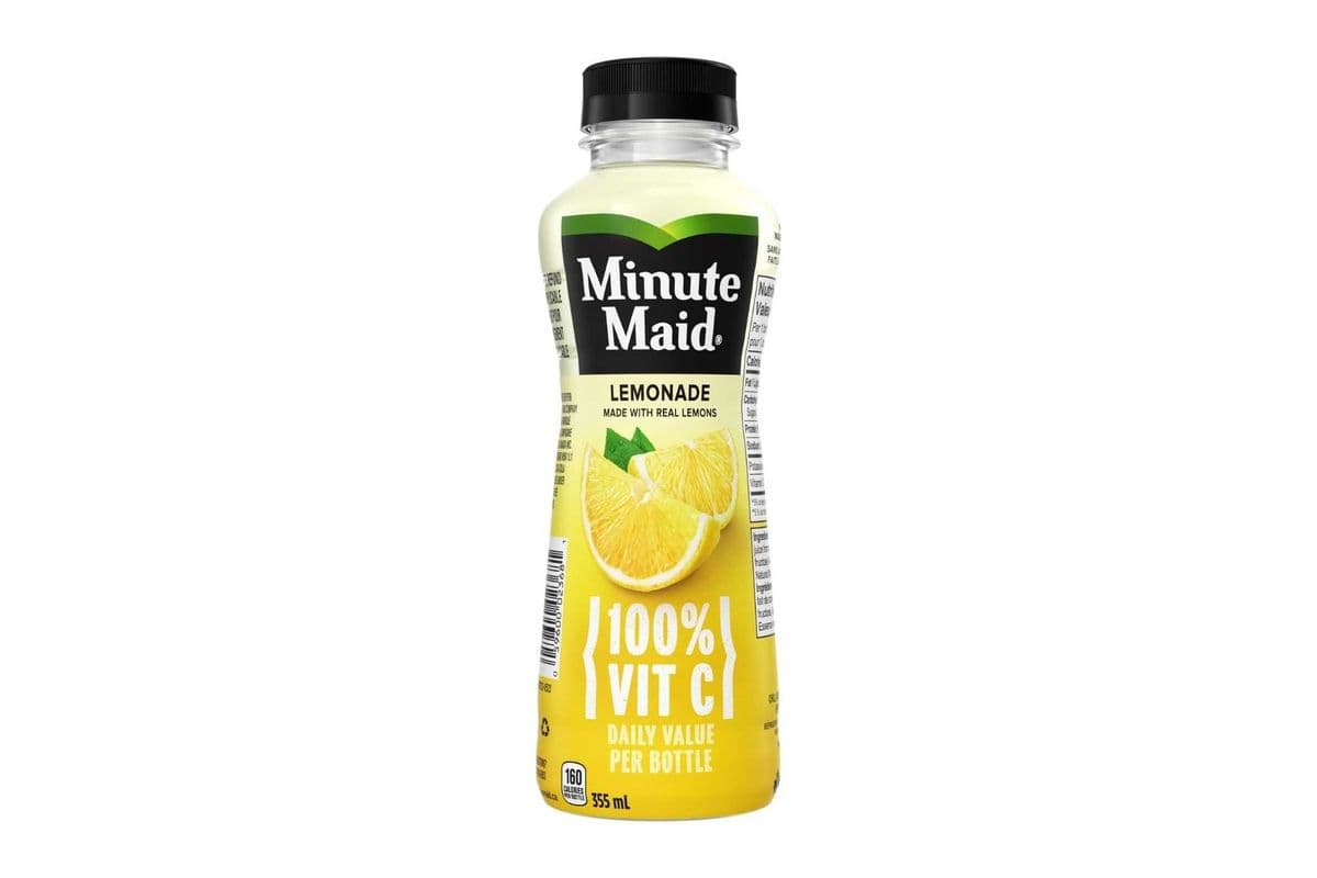 Minute Maid 100% Vitamin C Juice, Lemonade (355ml)