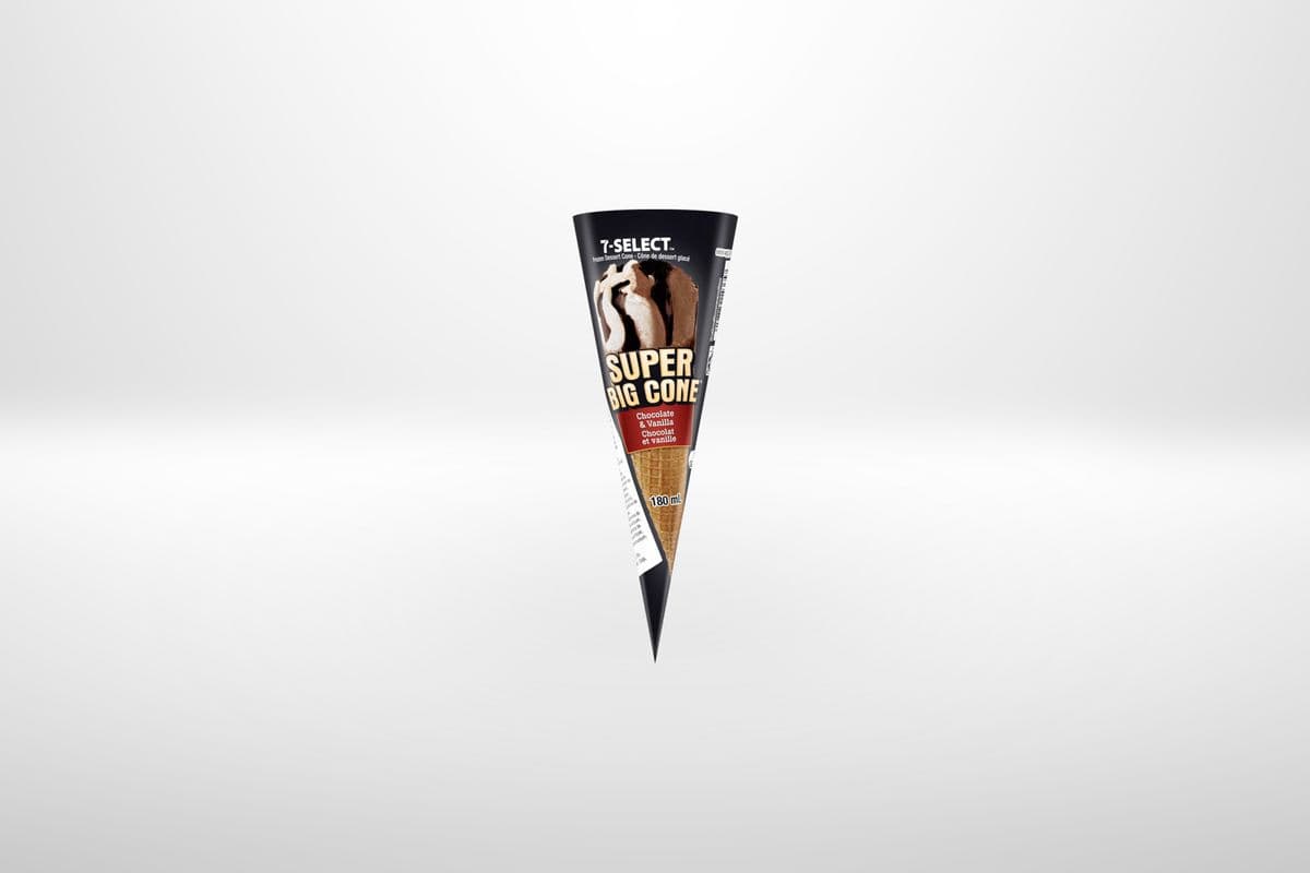 7-Select Vanilla Chocolate Super Big Cone (180 ml)