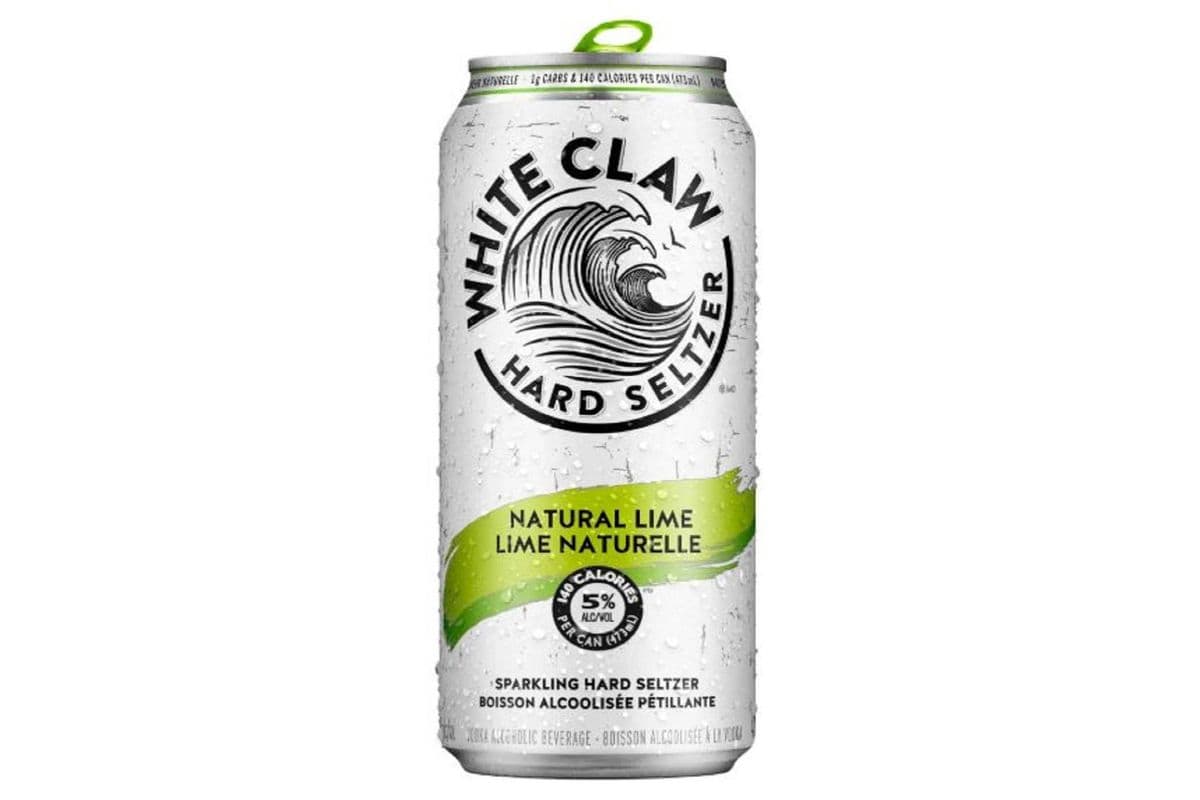 WHITE CLAW HARD SELTZER NATURAL LIME (1 x 473 ML)