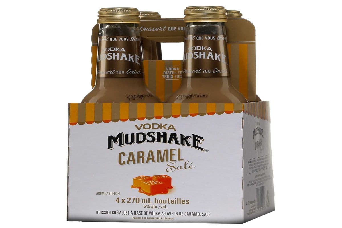 VODKA MUDSHAKE CARMEL 4 BOTTLES (4 x 270 ML)