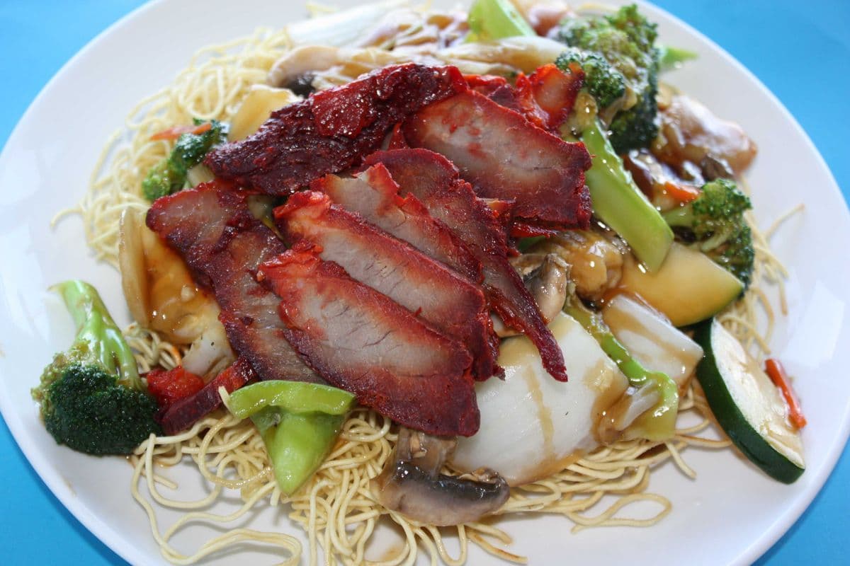 Roast Pork Cantonese Chow Mein