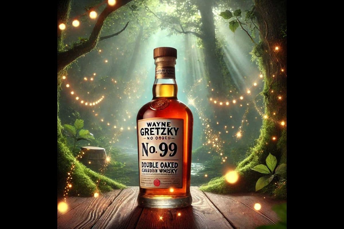 Wayne Gretzky Double Oaked Whisky 750ml (40% ABV) (1 x 750ml)