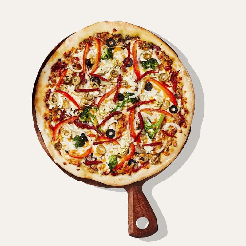Très grande (17 po) pizza Jardin de rêves / Extra Large (17 in) Dream Garden Pizza
