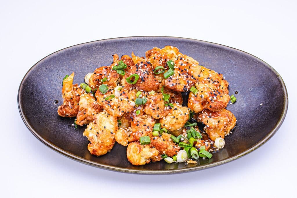Fried Cauliflower Bites (V)