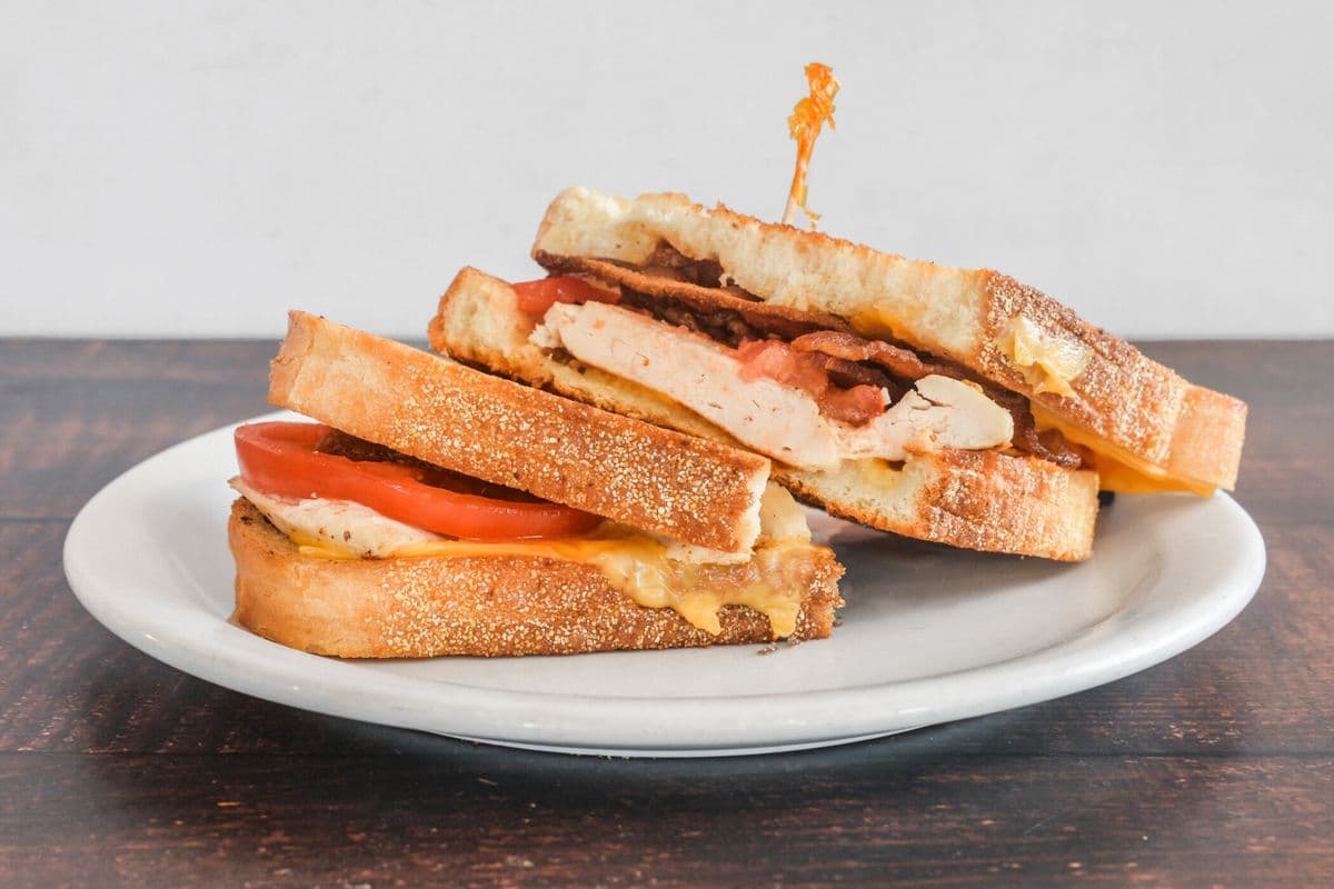 Chicken Club Melt Sandwich
