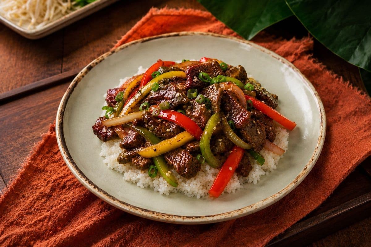 23.Blazing Pepper Beef Rice