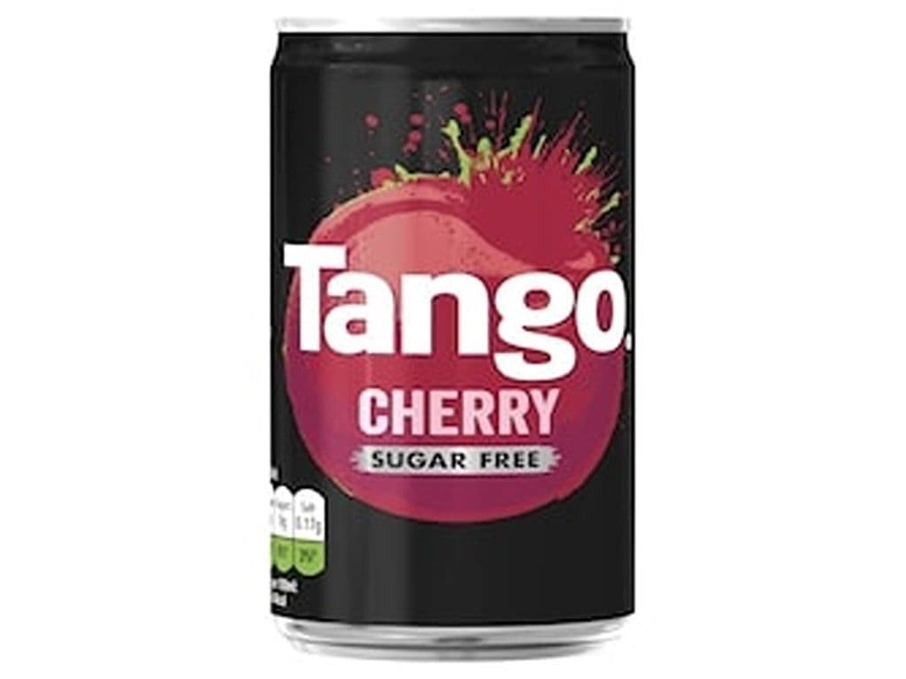Tango Cherry Sugar Free Soda Pop UK 330ml Zero 