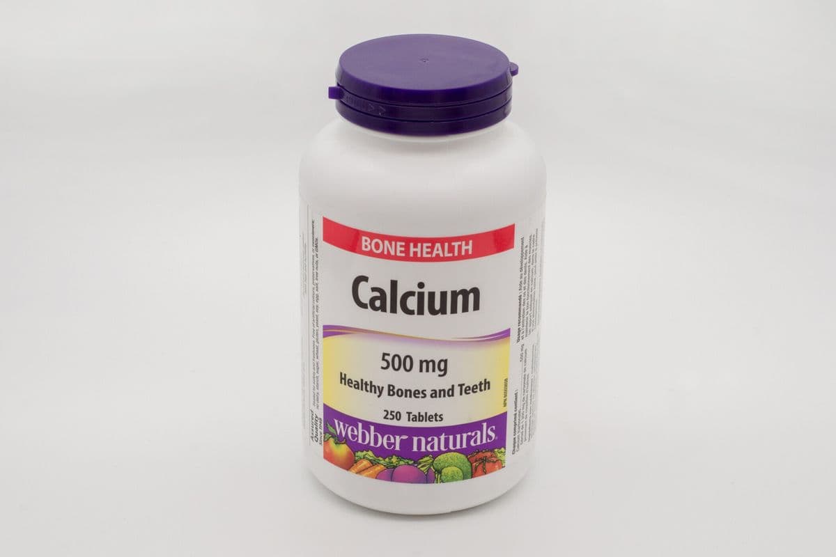 Webber natural calcium 500 mg (250 tablets )