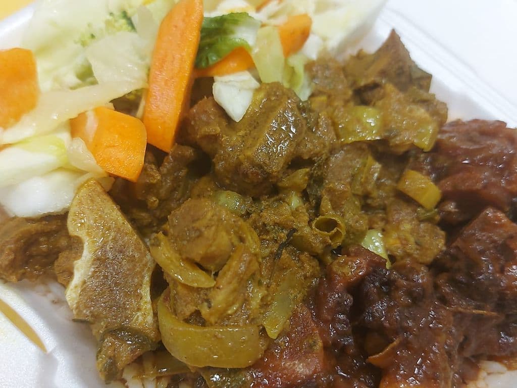 Combo: Curry Goat and Oxtail