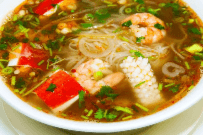 34C. Satay Peanut Seafood Noodle Soup