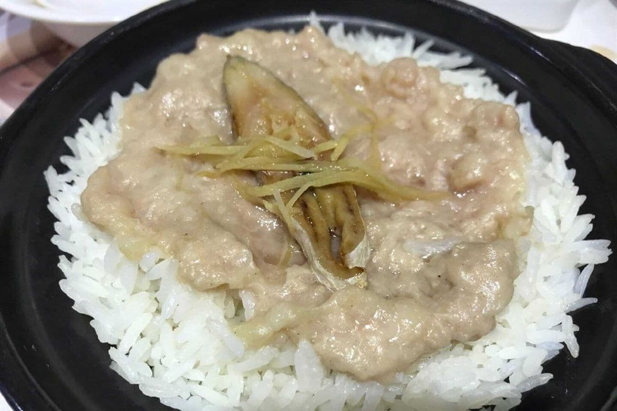 Minced Pork with Dried Salted Fish 咸魚蒸肉餅飯