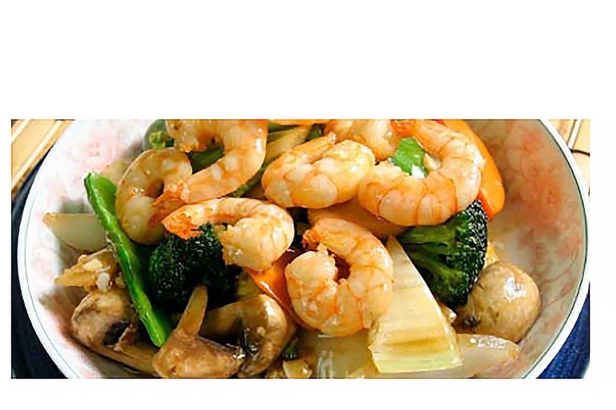 Shrimp and Mixed Vegetables