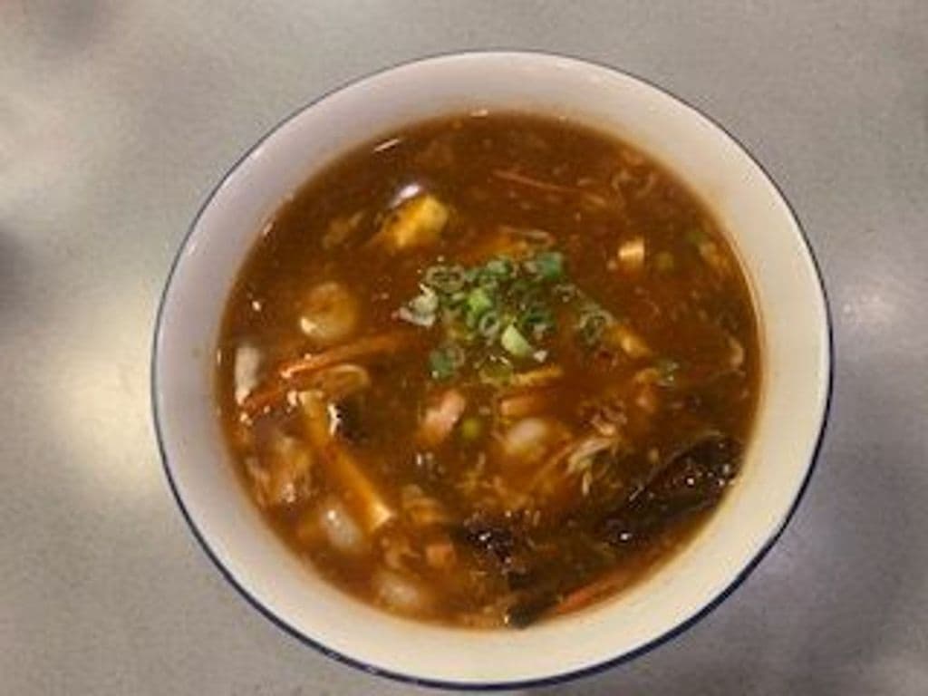 S6Hot&Sour Soup wh Shrimp S6鮮蝦酸辣湯