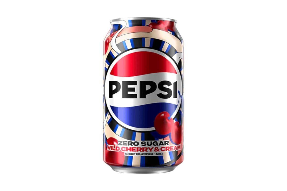 Pepsi Wild Cherry & Cream Zero Sugar (355ml) (0 Cal)
