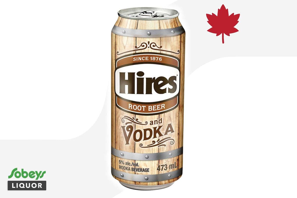 Hires Root Beer & Vodka (1 x 473 m)