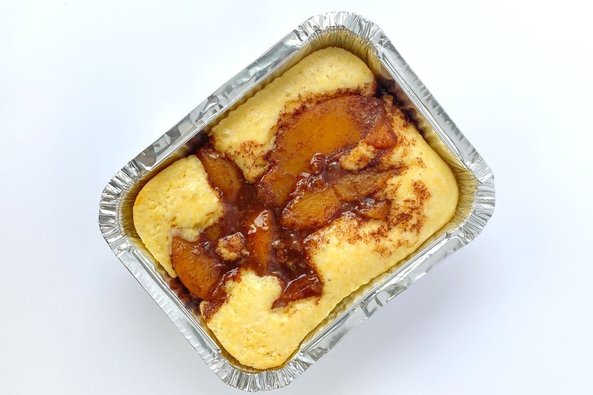 Cornbread Peach Cobbler Frozen (Small or Large)
