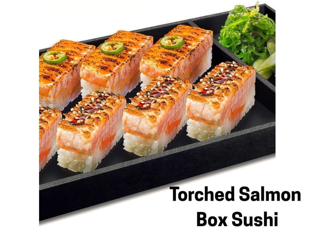 Salmon-Box Torched SU (5pc)