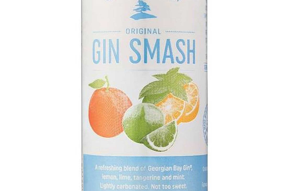 Georgian Bay Gin Smash Original Citrus - 1x473mL Can (1 x 473 ml)