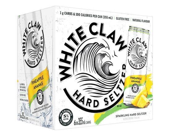 White Claw Pineapple, 6 x 355 ml