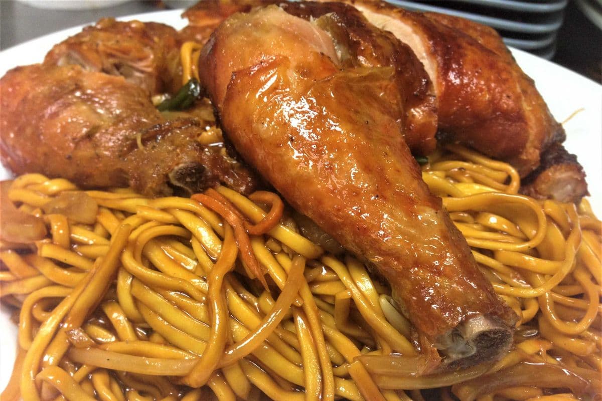 34. Leg and Back Chow Mein
