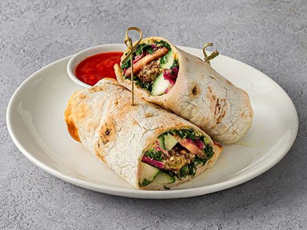 Falafel Hummus Wrap
