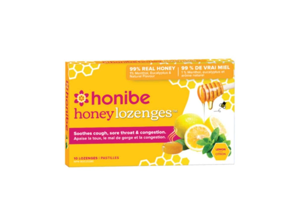 Honibe Honey Lozenges with Lemon (10 count)