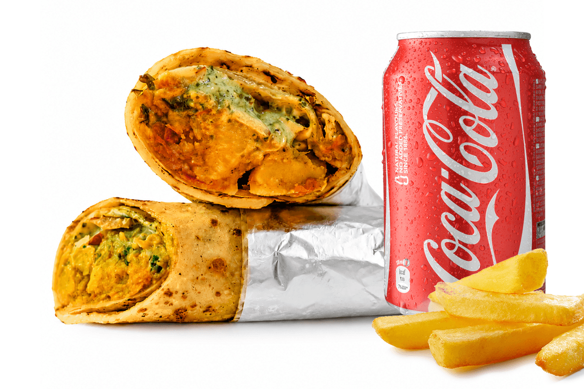 Aloo Masala Roll Meal