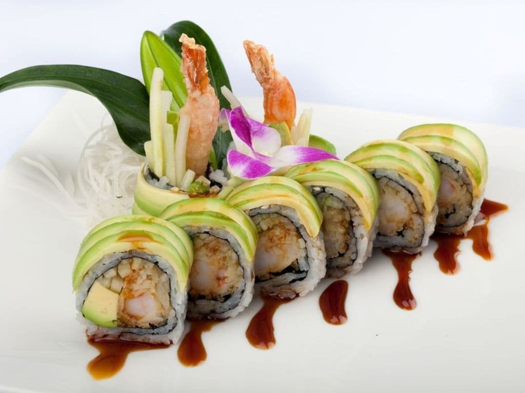 304. Green Dragon Roll (8pc)