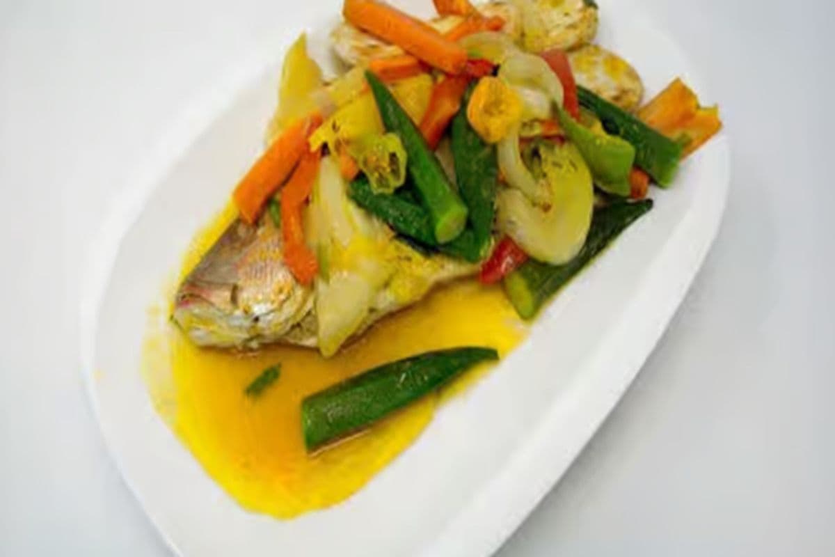 Brown Stew snapper fish