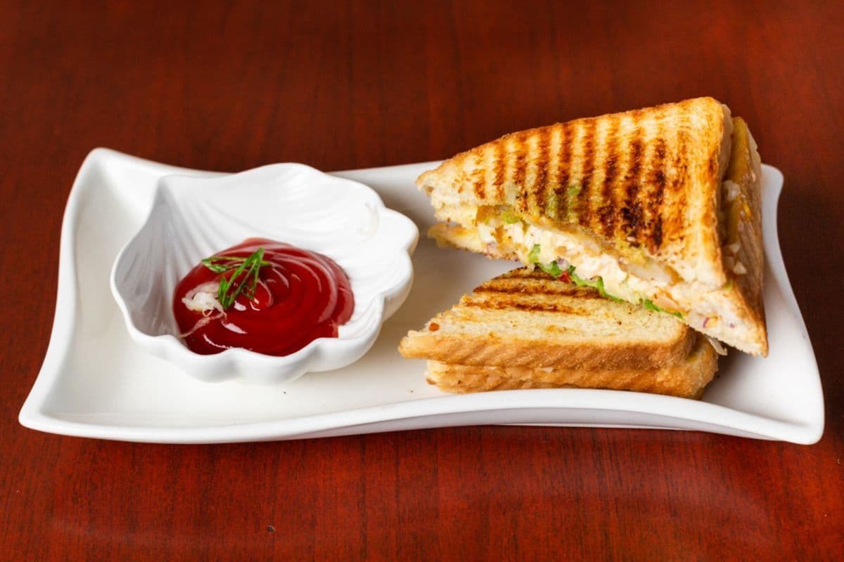 Aloo Grilled Sandwich Two Slices