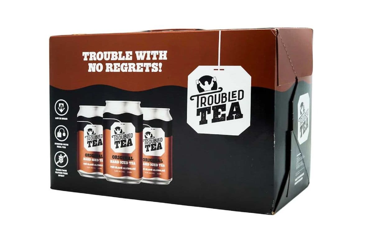 Troubled Hard Ice Tea Original (12 x 355 ml)