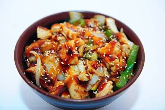 D8. Teppanyaki Chicken Don / 日式铁板鸡饭