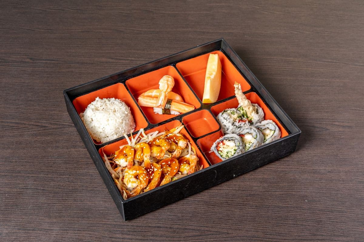 A5. Shrimp Teriyaki Bento Box